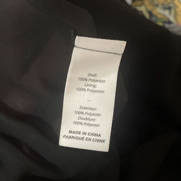 Cinq à Sept Floral Blouse in Blue and Yellow Medium - Picture 7 of 7